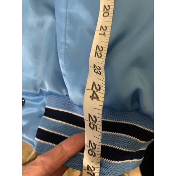 Aristo Jac 1980s Vintage Blue Unisex Windbreaker Car Theme Bomber Jacket Size XL - Picture 8 of 10